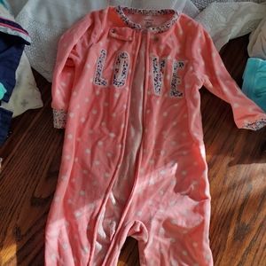 18 month Carter open foot pjs